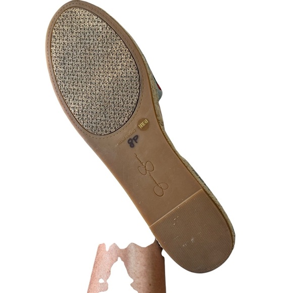 Jessica Simpson Fippo Floral Embroidered Denim Espadrilles Size 10 M EUC - Picture 4 of 16